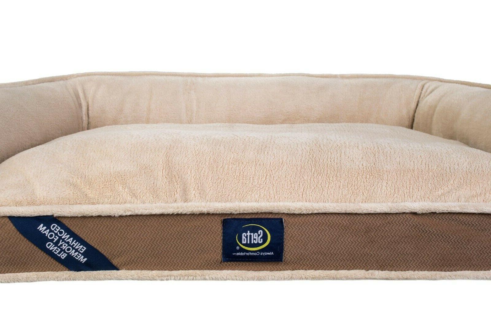 Serta Memory Foam Couch Pet Dog Bed Size